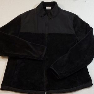 Danskin Now Black Fleece Jacket Women's 20 XXL